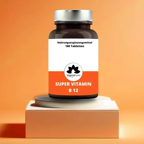 Super Vitamin B12 Tabletten - mit Orangengeschmack