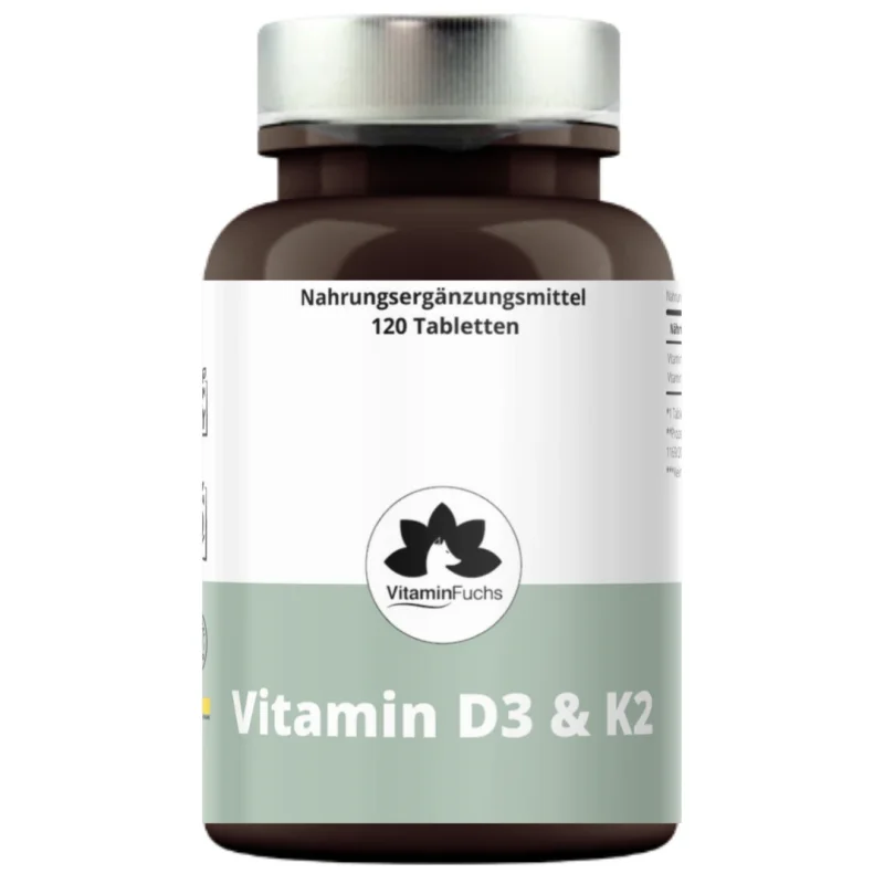 Vitamin D3 & K2 Tabletten von Vitamin Fuchs