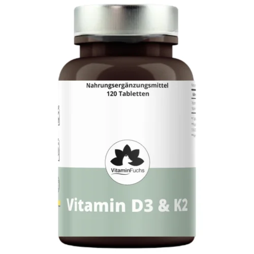 Vitamin D3 & K2 120 Tabletten